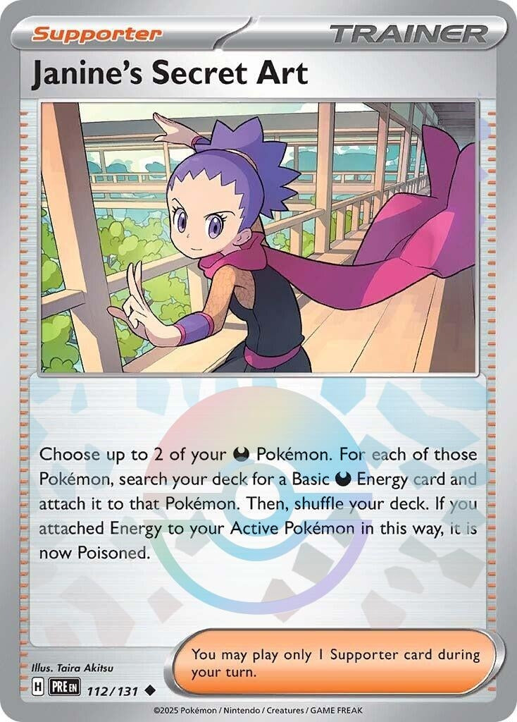 Image for Janine's Secret Art - 112/131 (Poke Ball Pattern) (112/131) (PRE) - Pokemon