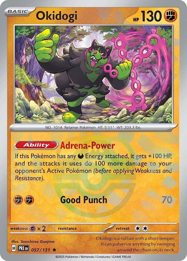Image for Okidogi (Master Ball Pattern) (057/131) (PRE) - Pokemon