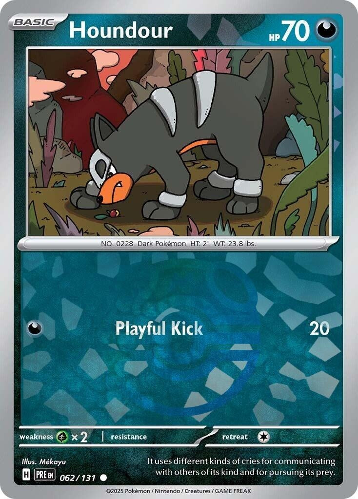 Image for Houndour (Master Ball Pattern) (062/131) (PRE) - Pokemon
