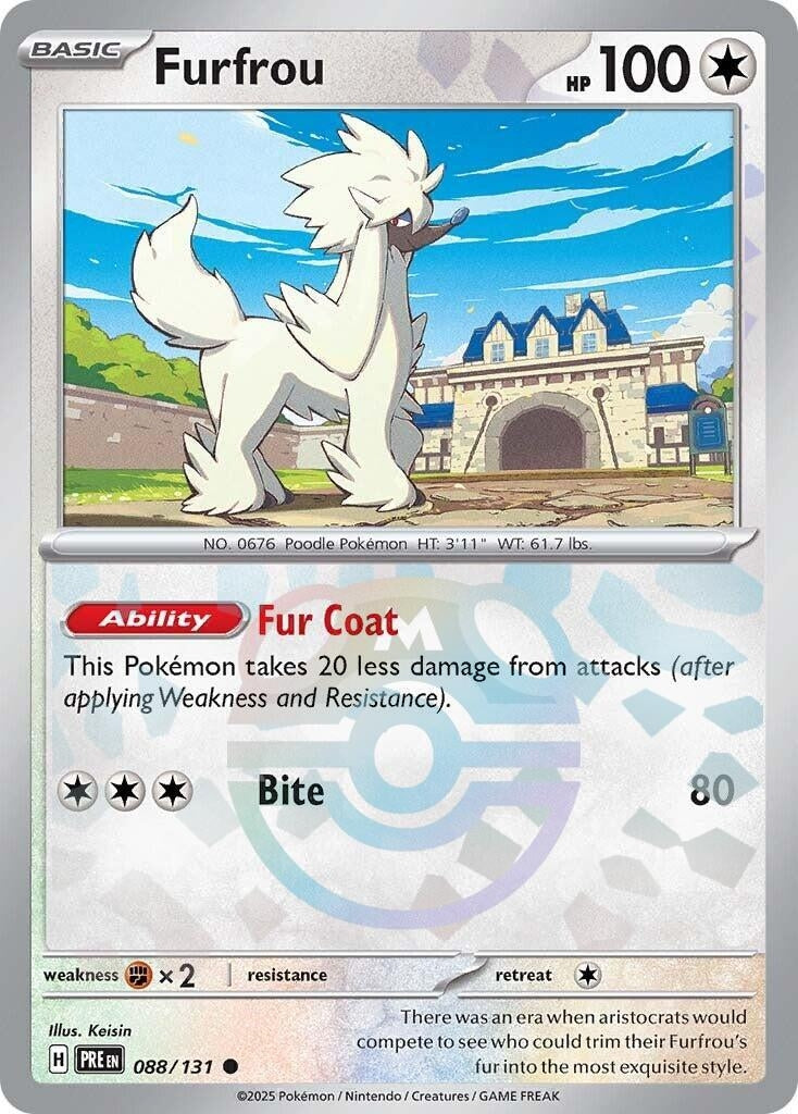 Image for Furfrou (Master Ball Pattern) (088/131) (PRE) - Pokemon