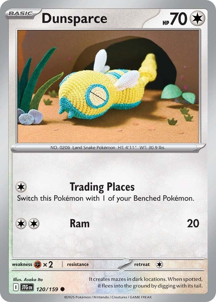 Image for Dunsparce (120/159) (JTG) - Pokemon