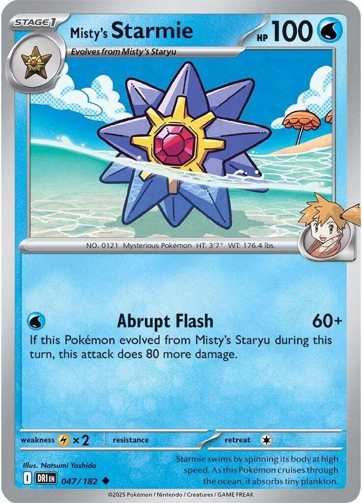 Image for Misty's Starmie (047/182) (DRI) - Pokemon