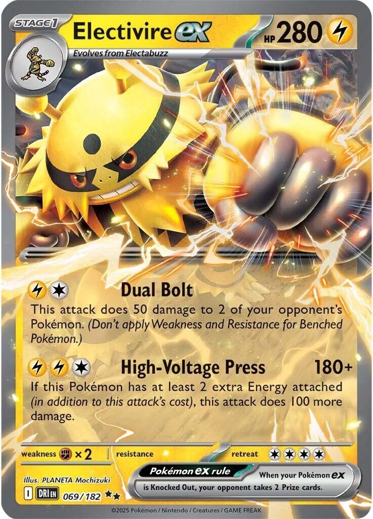 Image for Electivire ex (069/182) (DRI) - Pokemon