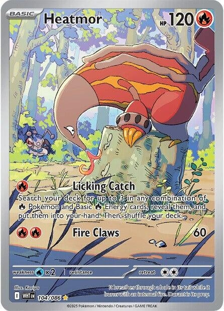 Image for Heatmor (104/086) (WHT) - Pokemon