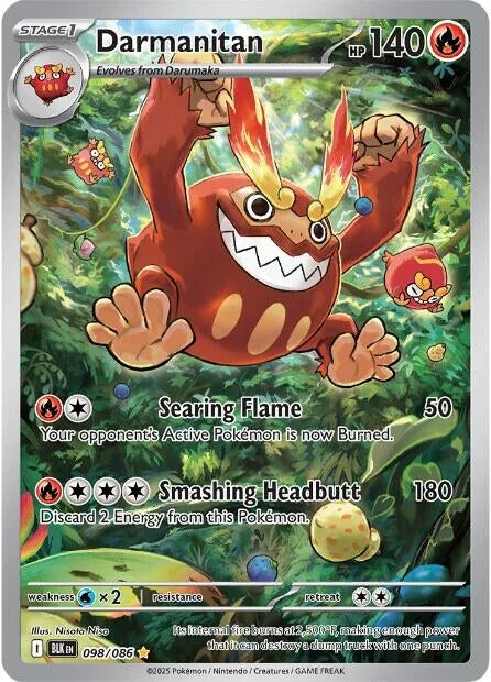 Image for Darmanitan (098/086) (BLK) - Pokemon