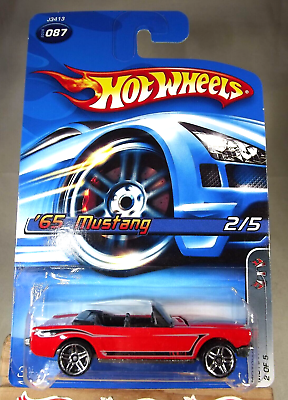 Hot Wheels Red 65 Mustang