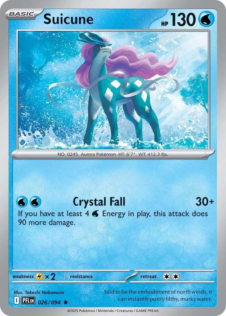 Image for Suicune (026/094) (PFL) - Pokemon