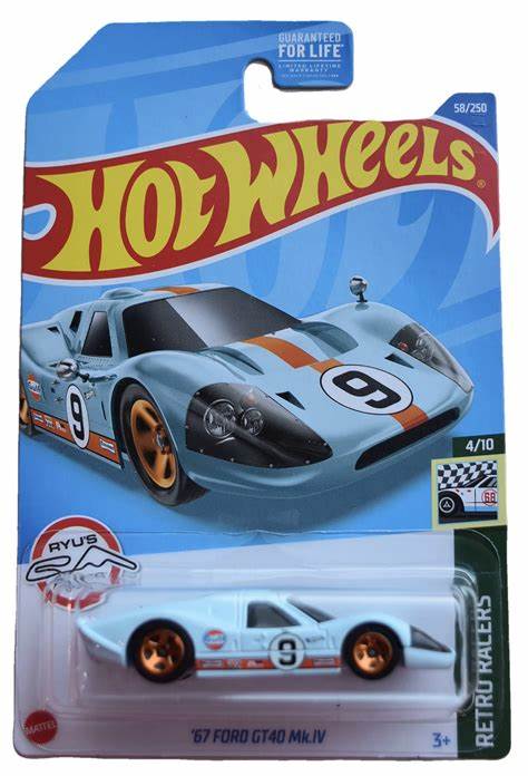 Hot Wheels Retro Racers'67 Ford GT40 Mk.IV