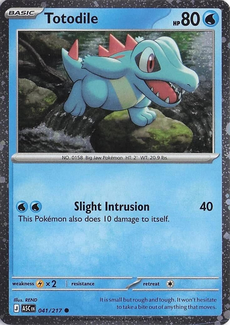 Image for Totodile (Cosmos Holo) (041/217) (MCAP) - Pokemon