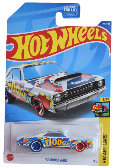 Hot Wheels HW Art Cars '68 Dodge Dart