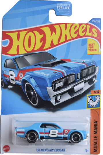 Hot Wheels Muscle Mania '68 Mercury Cougar