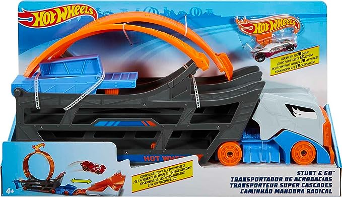 Hot Wheels Stunt and Go Hauler