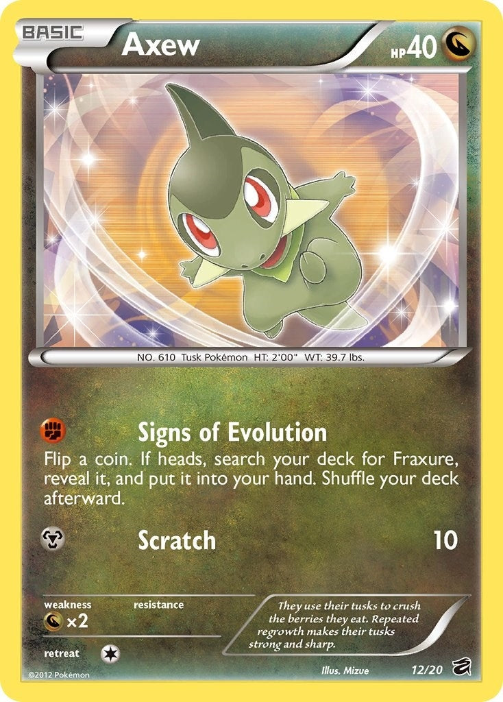 Image for Axew (12) (12/20) (DRV) - Pokemon