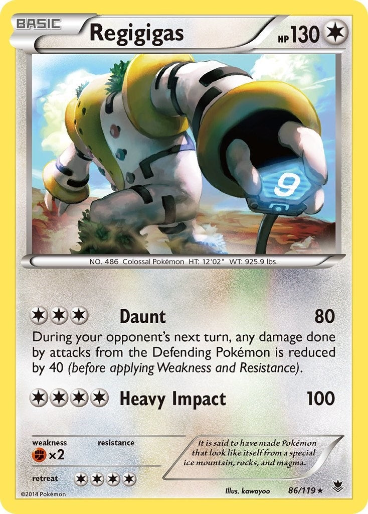 Image for Regigigas (86/119) (PHF) - Pokemon