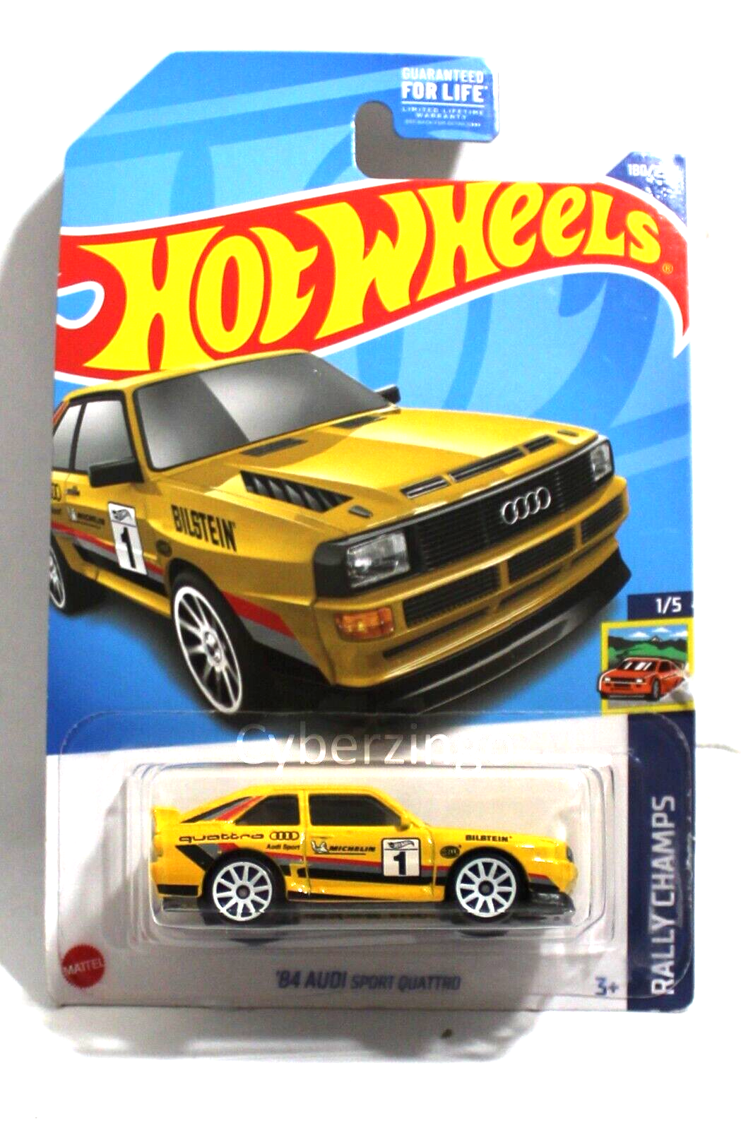 Hot Wheels Rally Champs '84 Audi Sport Quattro 1/5