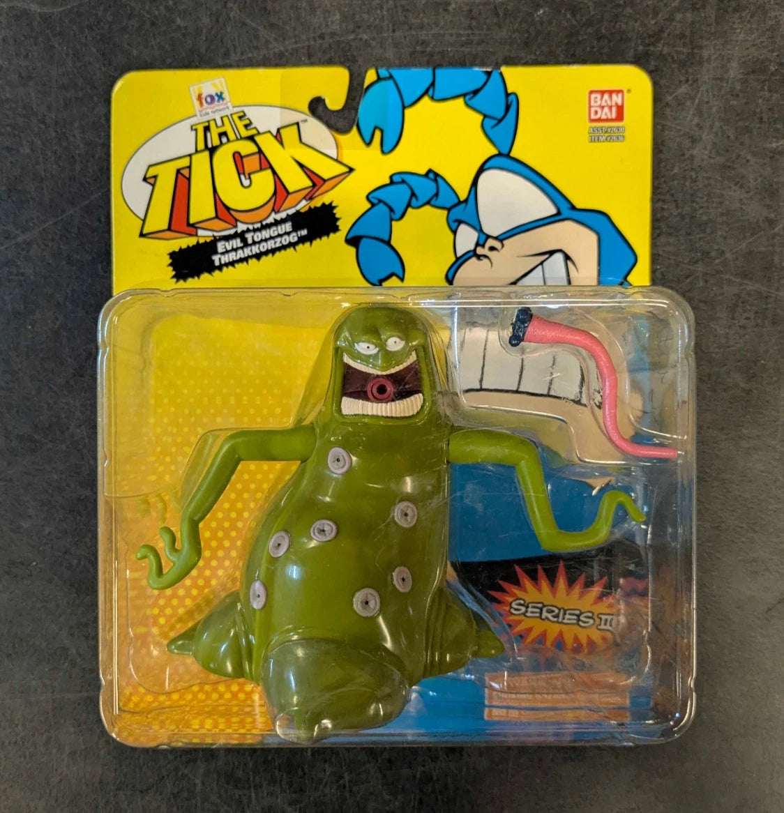The Tick Evil Tongue Thrakkorzog Figure