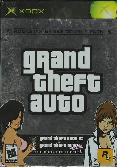 Grand Theft Auto Double Pack GTA 3 and GTA Vice City Xbox