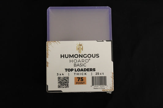 HUMONGOUS Hoard Basic Top Loader 25ct 75 Point