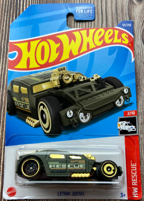 Hot Wheels HW Rescue Green Lethal Diesel