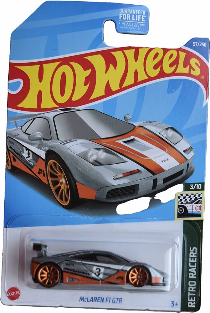 Hot Wheels Retro Racers McCLaren F1 GTR