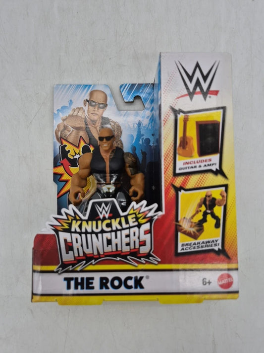 WWE Knuckle Crunchers The Rock Figure