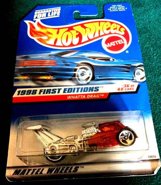 Hot Wheels 1998 First Editions Whatta Drag #36