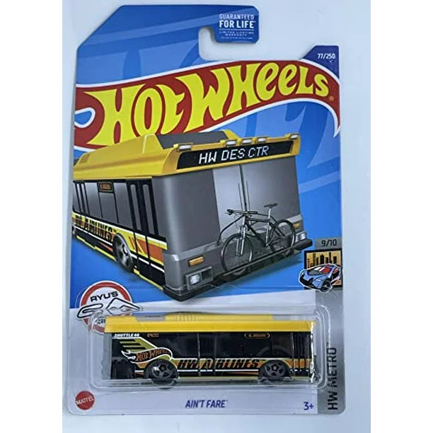 Hot Wheels HW Metro Yellow Ain't Fare