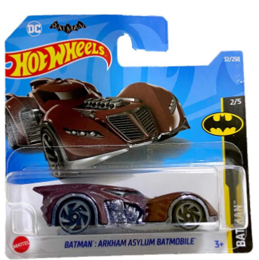 Hot Wheels Batman: Arkham Asylum Batmobile (Red)