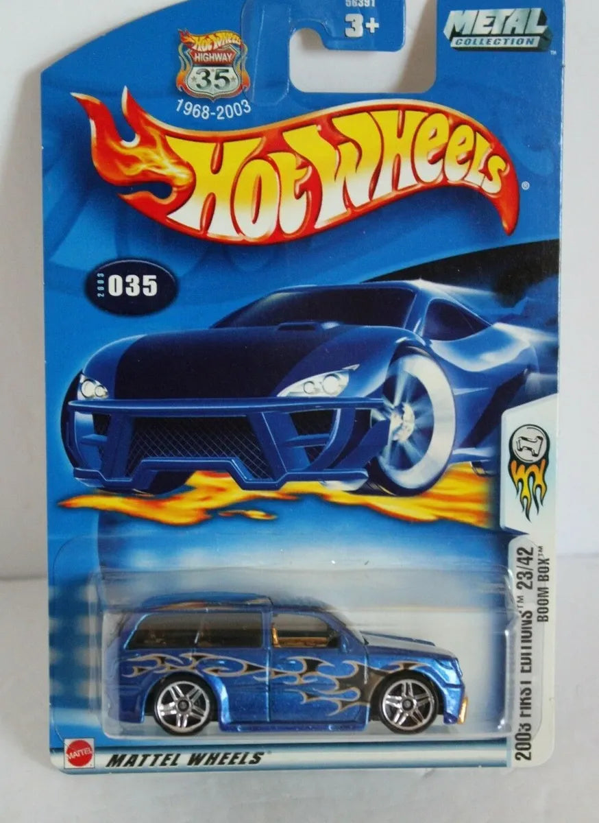 Hot Wheels 2003 First Editions Blue Boom Box 23/42