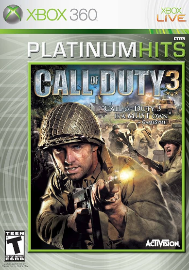 Call of Duty 3 Platinum Hits Xbox 360