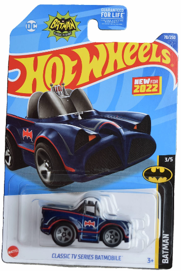 Hot Wheels Classic TV Series Batmobile (Blue)