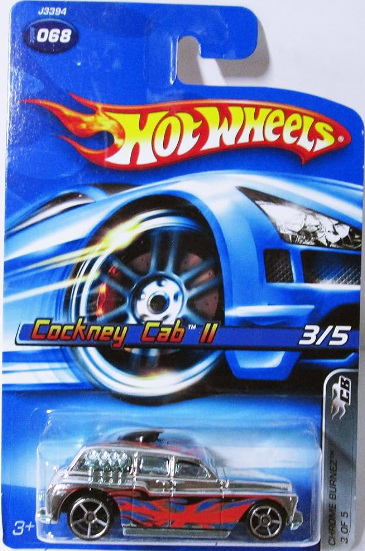 Hot Wheels Chrome Burnez Cockney Cab II 3/5