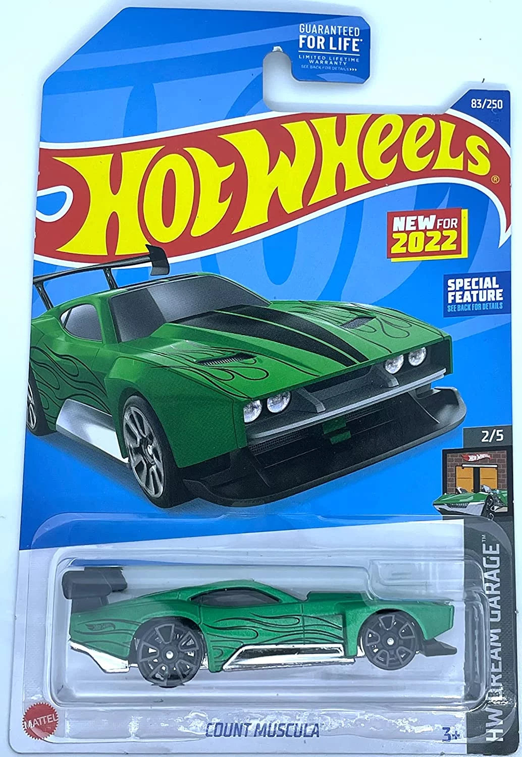 Hot Wheels HW Dream Garage Count Muscula Green 83/250