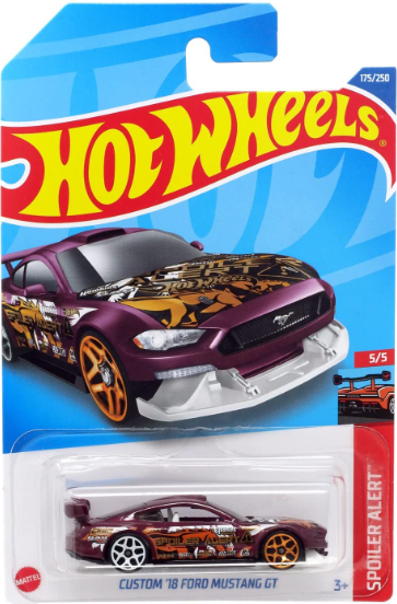 Hot Wheels Spoiler Alert Custom '18 Ford Mustang GT