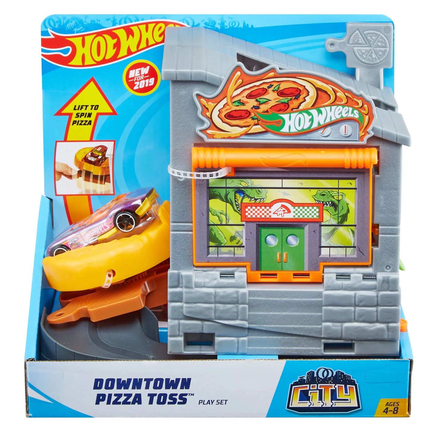 Hot Wheels City Downtown Pizza Toss