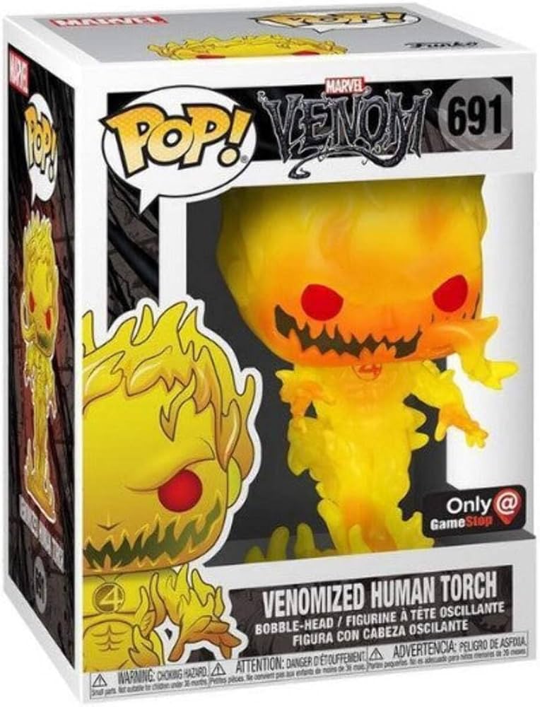 Marvel Venom Venomized Human Torch #691