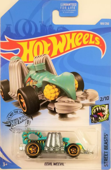 Hot Wheels Street Beasts Blue Eevil Weevil