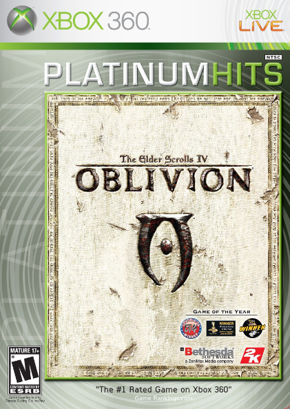 The Elder Scrolls Oblivion Platinum Hits Xbox 360