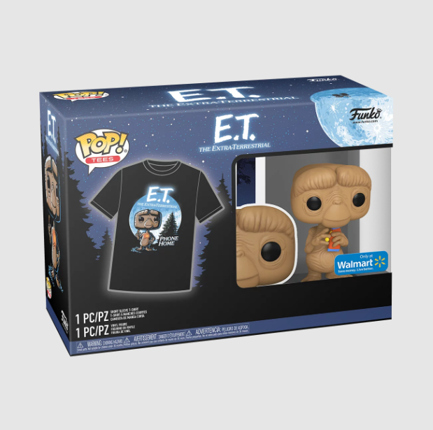 XL E.T. The Extra-Terrestrial Pop/Shirt Bundle