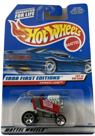 Hot Wheels 1998 First Editions Red Express Lane 37/40