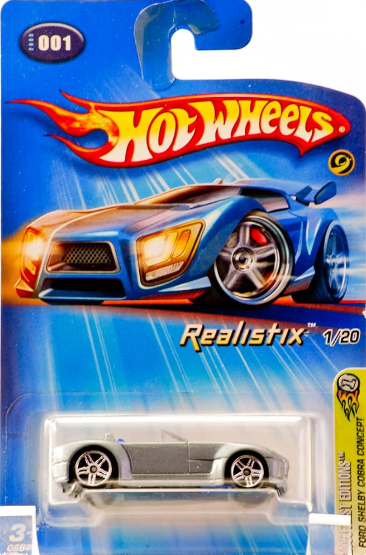 Hot Wheels Realistix 2005 First Editions Ford Shelby Cobra Concept