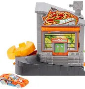 Hot Wheels Downtown Pizza Toss Play Set