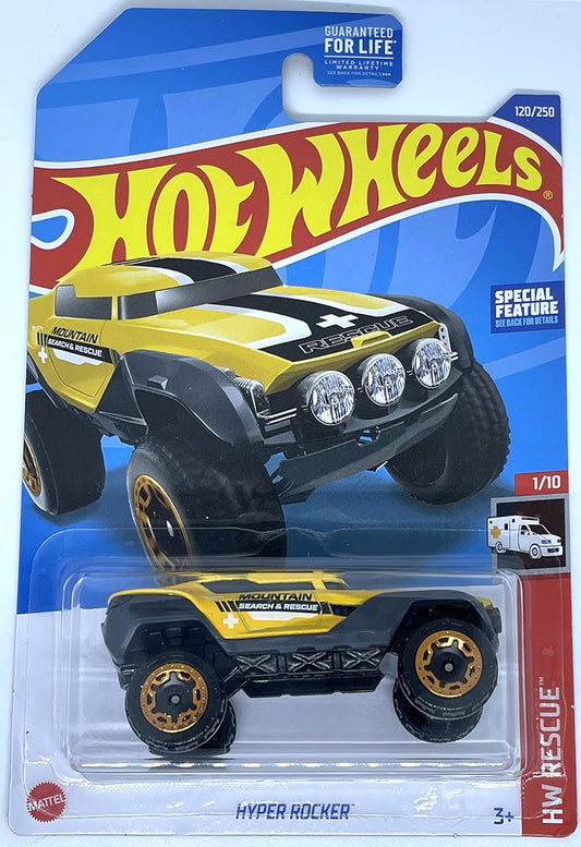 Hot Wheels HW Rescue Yellow/Black Hyper Rocker