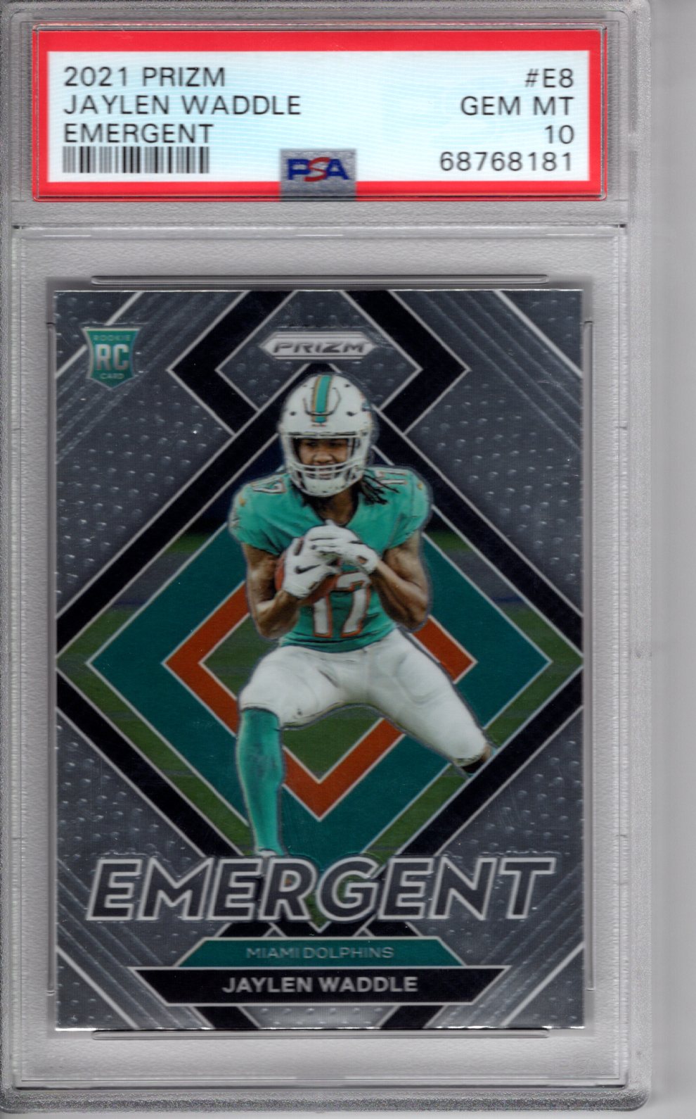 2021 Panini Prizm Jaylen Waddle PSA 10