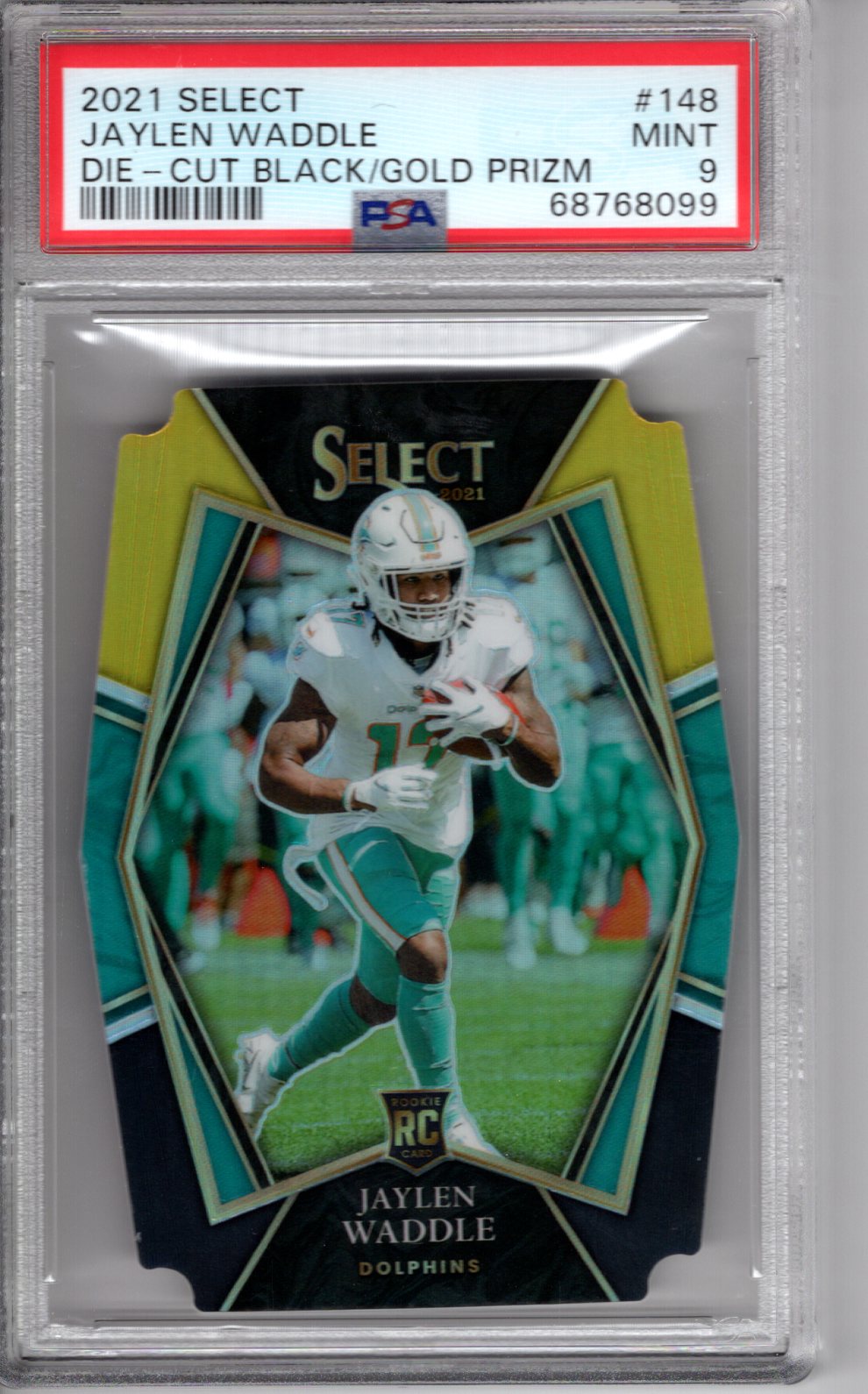 2021 Panini Select Jaylen Waddle PSA 9