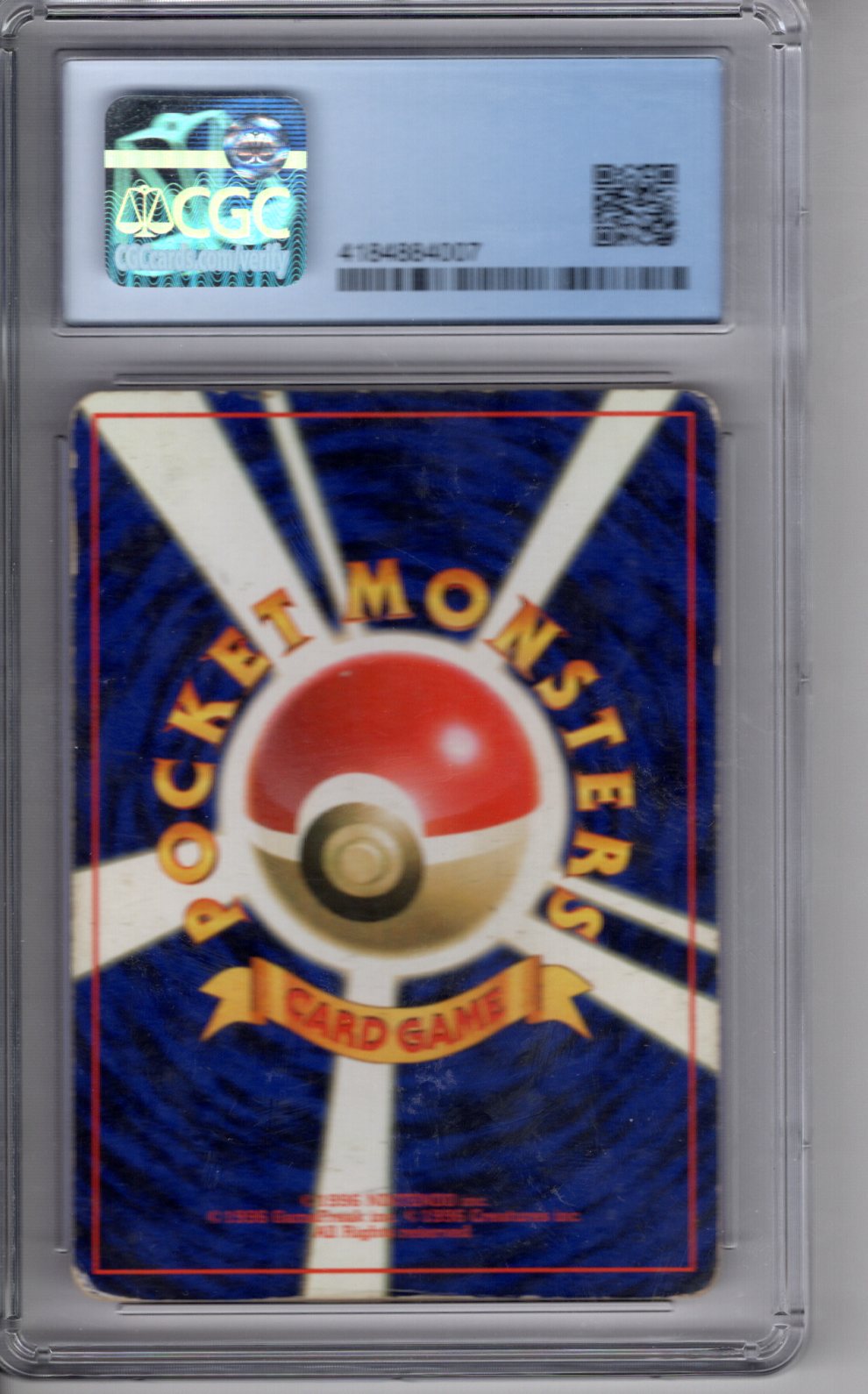 1997 Jungle JPN. Mr.Mime Holo CGC 3.5