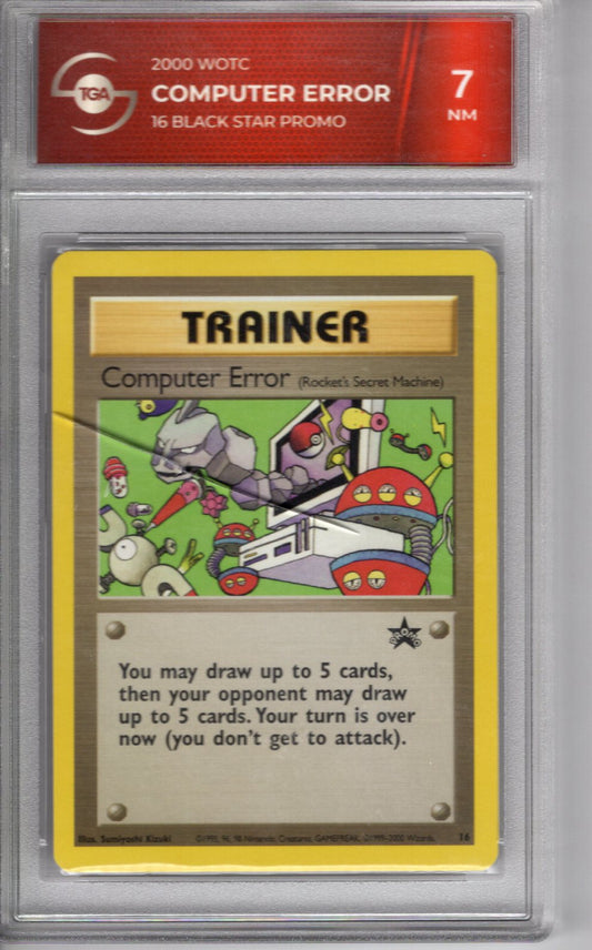 2000 WOTC Computer Error Black Star Promo TGA 7