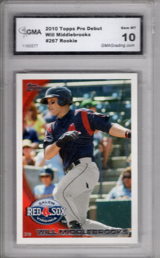 2010 Topps Pro Debut Will Middlebrooks GMA 10