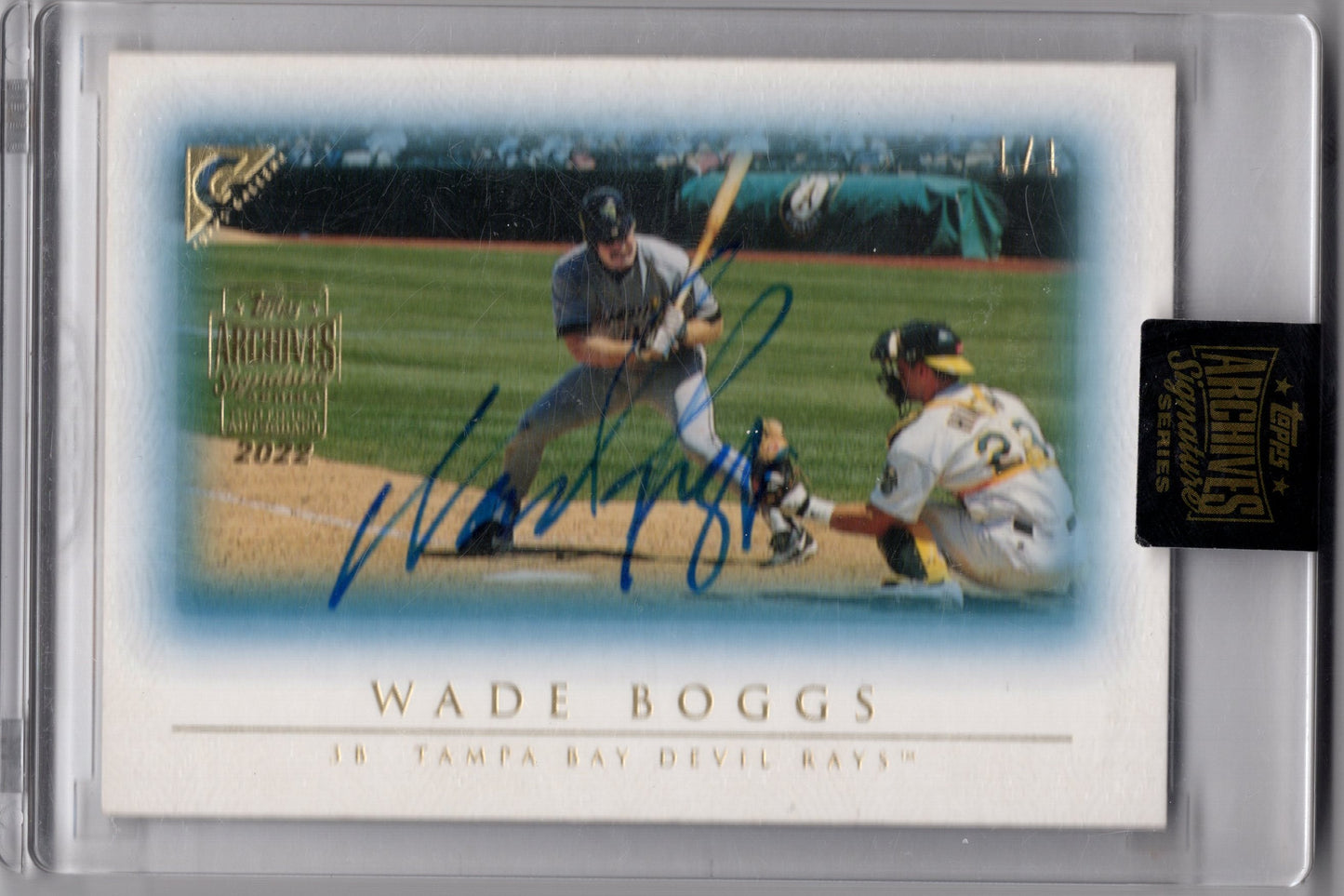 2022 Topps Archives Signature Series Wade Boggs 1/1