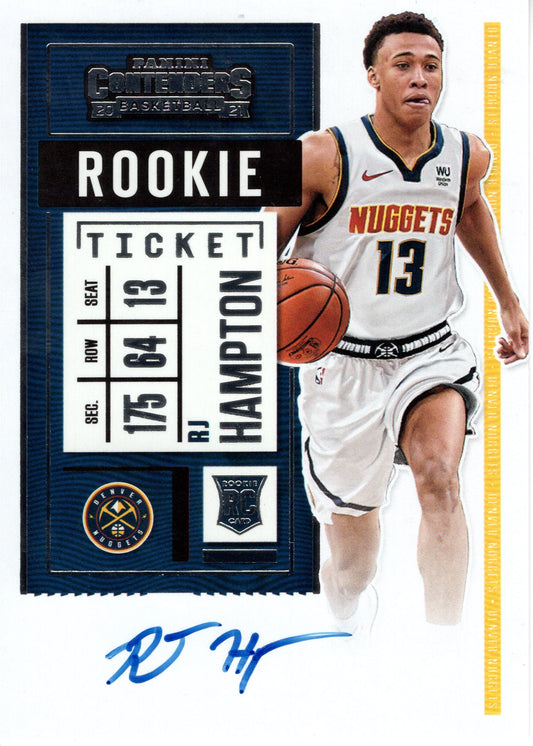 2020-21 Panini Contenders RJ Hampton #104